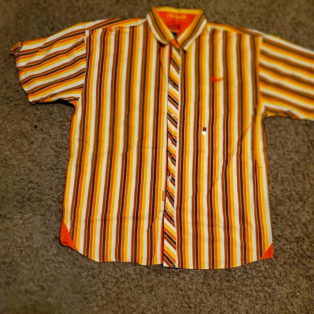 Orange Academiks button up